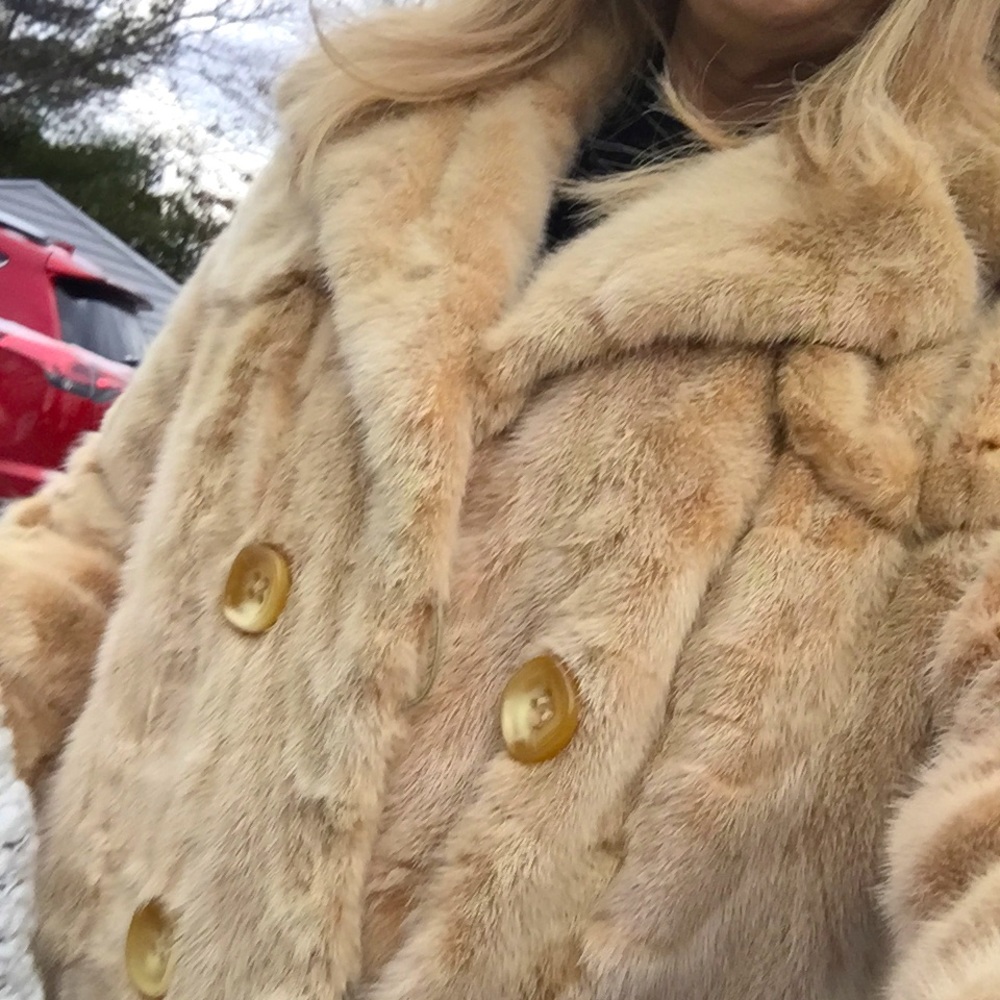 REAL Mink coat.  Excellent condition. A gift from a friend. Size Small/medium